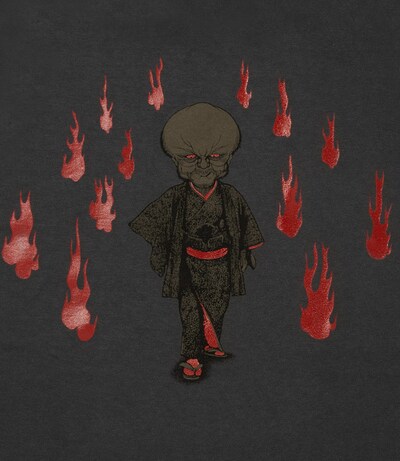 「ぬらりひょん」Tシャツ（墨色） (C)水木プロダクション