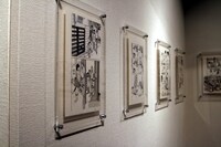 3月の「よつばと10年1日展」での原画展示。