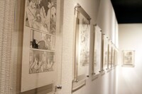 原画の展示風景。