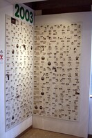 「よつばと10年1日展」会場風景。