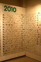 「よつばと10年1日展」会場風景。