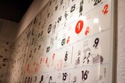 「よつばと10年1日展」会場風景。