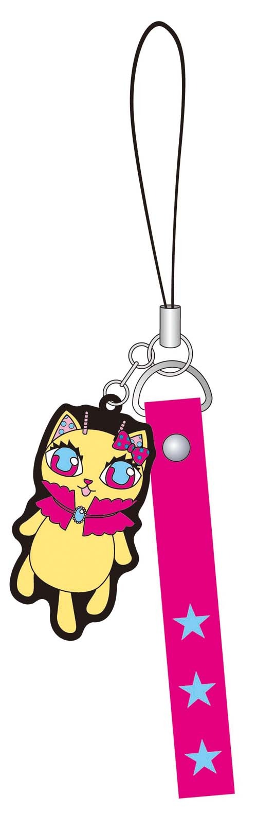 「カーニヴァル」ニャンペローナのストラップ。 (c)Touya Mikanagi／Ichijinsha