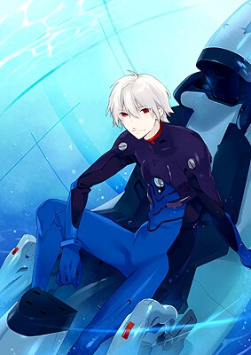 宝井理人が描いたイラスト。(C)カラー・GAINAX