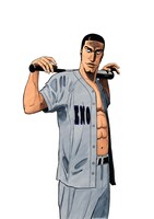 清原和博監督、工藤晋脚本、コウノコウジ作画「だんじり」カット。