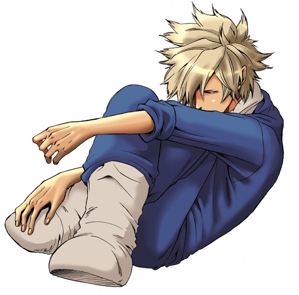 月刊コミック＠バンチ5月号からスタートする、井田ヒロトの新連載「誰かカフカを守って」カット。