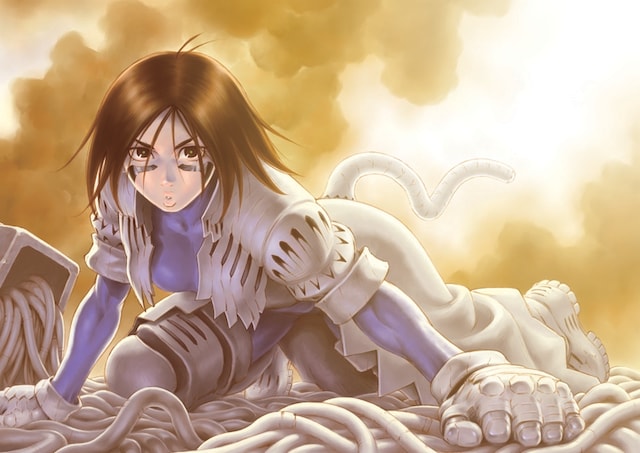 「銃夢 Last Order」扉イラスト。