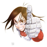 イブニング8号の表紙イラスト。