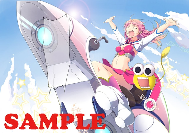 海冬レイジ原作、飯田のぎ作画「未来少女エモモーション」。