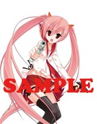 月刊コミックアライブ5月号の表紙イラスト。