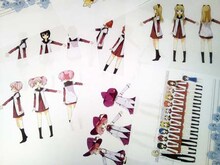 「ゆるゆり」アニメ設定画。(C)なもり/一迅社・七森中ごらく部