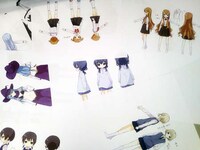 「ゆるゆり」アニメ設定画。(C)なもり/一迅社・七森中ごらく部