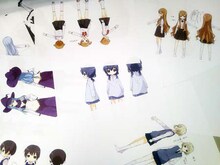 「ゆるゆり」アニメ設定画。(C)なもり/一迅社・七森中ごらく部