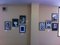 原画展の様子。