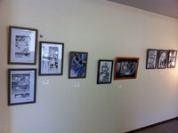 原画展の様子。