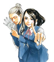 久保ミツロウの新連載「アゲイン!!」カット。