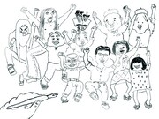 いましろたかし、関西でマンガがテーマのグループ展に参加