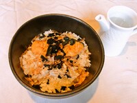 「まりあ†ほりっく」のメニュー「寮長先生の増えるわかめ茶漬け」。