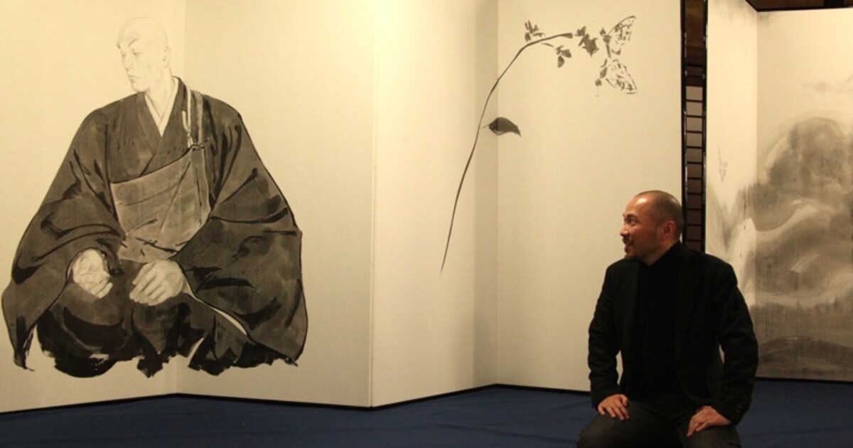 井上雄彦が「親鸞の生き様」描く屏風絵、東本願寺で公開 - コミック 