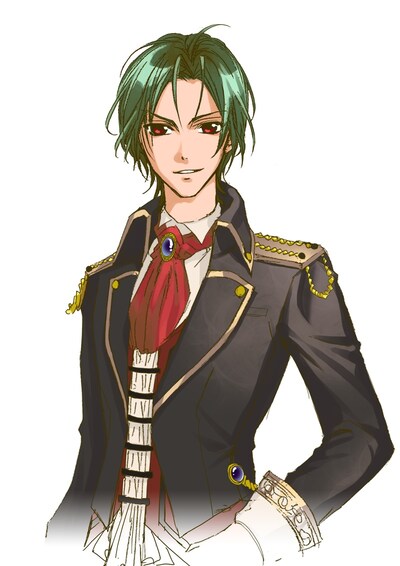 青月が手がけた、九龍院要のゲーム用キャラクターデザイン。(C)TECMO KOEI GAMES CO., LTD. All rights reserved.