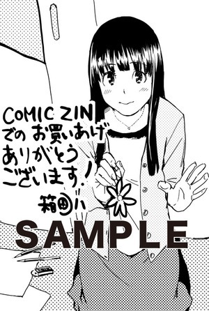 COMIC ZIN特典のペーパー。