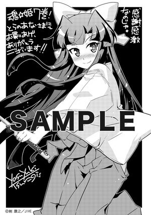 とらのあな特典のペーパー。