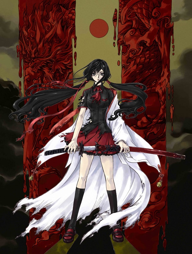 「BLOOD-C」キービジュアル。(C)2011 Production I.G, CLAMP／Project BLOOD-C TV