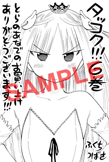 とらのあな特典のペーパー。