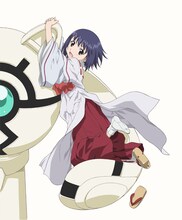 「神様ドォルズ」アニメキービジュアル詩緒バージョン。(C)2011 やまむらはじめ・小学館／案山子保存協会