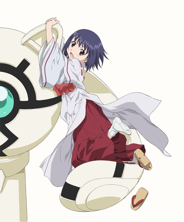 「神様ドォルズ」アニメキービジュアル詩緒バージョン。(C)2011 やまむらはじめ・小学館／案山子保存協会