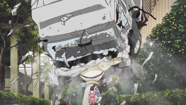 アニメの場面写真。(C)2011 やまむらはじめ・小学館／案山子保存協会
