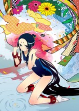 月刊COMICリュウ7月号から開始する楽楽の新連載「マロマロ」カット。