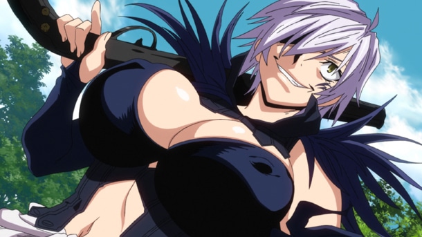 アニメ「魔乳秘剣帖」の場面写真。(C)2011 Hideki Yamada/PUBLISHED BY ENTERBRAIN，INC./魔乳秘剣帖製作委員会