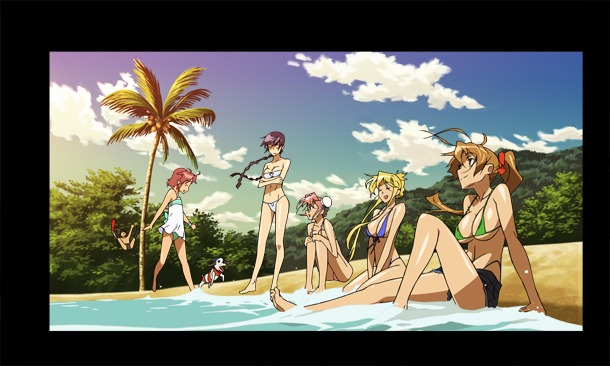 「学園黙示録 HIGHSCHOOL OF THE DEAD」7巻限定版に付く特典アニメのワンシーン。