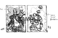 「カイマン硬式ファイルセット」に収められるクリアファイルの1つ。製作中のため、実物とはデザインが異なる場合がある。(C)林田球／小学館