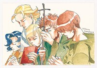 原画6「弟子たち」