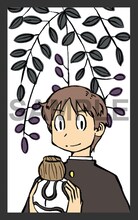 特典の花札。(C)あらゐけいいち・角川書店/東雲研究所 (C)あらゐけいいち・角川書店