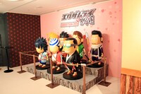 展示物のフィギュアが撮影できる記念撮影所。