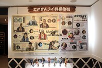 「エグザムライ戦国」のキャラクター相関図。