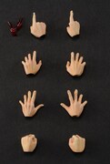 「DIO覚醒版 セカンド」フィギュアのハンドパーツ。  ※写真は開発中のもので実際の商品とは異なります。 (C) 荒木飛呂彦 ＆ LUCKY LAND COMMUNICATIONS／集英社