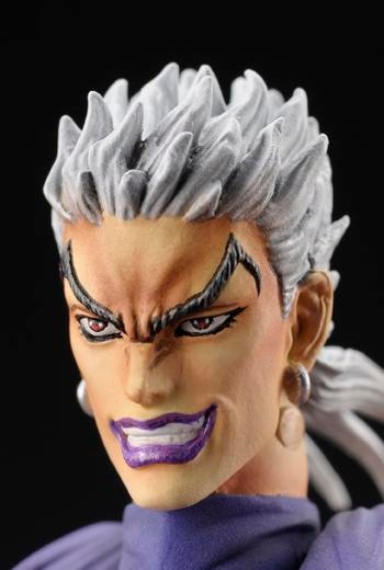 「DIO覚醒版 セカンド」フィギュアの顔パーツ。  ※写真は開発中のもので実際の商品とは異なります。 (C) 荒木飛呂彦 ＆ LUCKY LAND COMMUNICATIONS／集英社