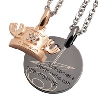 「帽子・ログポース」ペアネックレス