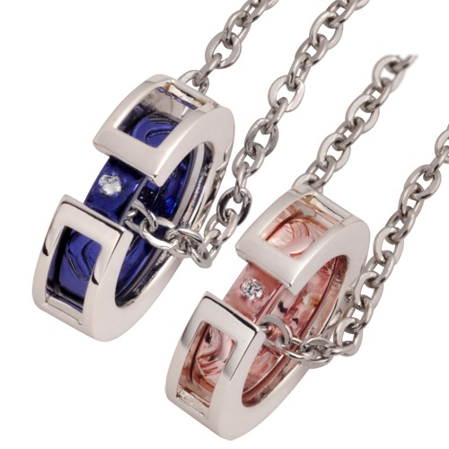 「桜並木」ペアネックレス