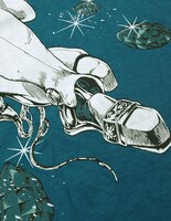 「HIEROPHANT GREEN」Dark Turquoise (C)Hirohiko Araki & LUCKY LAND COMMUNICATIONS / SHUEISHA