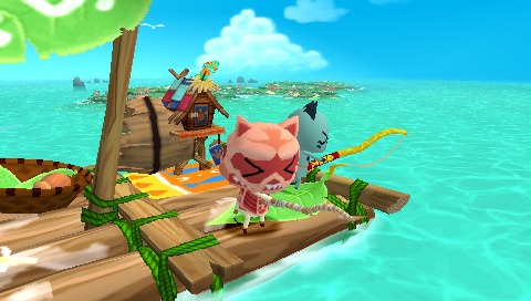 「モンハン日記 ぽかぽかアイルー村G」のゲーム画面。(c)CAPCOM CO.， LTD. 2011 ALL RIGHTS RESERVED.