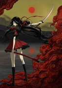 「BLOOD-C」メインビジュアル(C)2011 Production I.G, CLAMP／Project BLOOD-C TV