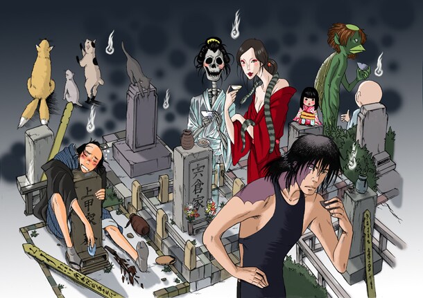 伊藤静「モンスターフェイク」予告カット(c)伊藤静／講談社