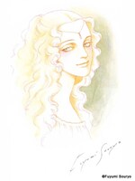 待ち受けイラスト「ルクレツィア」