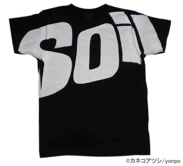 「SOIL」ロゴTシャツ（レディースM）。こちらはyonpoのサイトのみで販売。