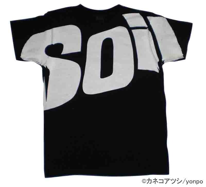「SOIL」ロゴTシャツ（レディースM）。こちらはyonpoのサイトのみで販売。